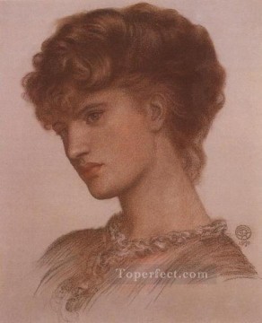 Portrait of Aflaia Coronio nee Ionides Pre Raphaelite Brotherhood Dante Gabriel Rossetti Oil Paintings